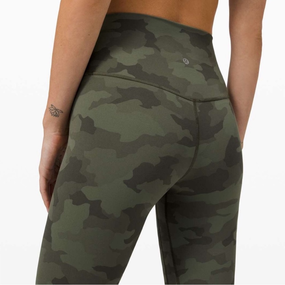 Lululemon Align Pant Leggings 25" - Green Camouflage